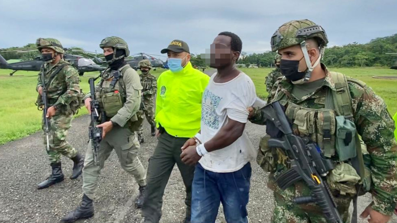 Cogieron al 'Caimán' en el Chocó, presunto cabecilla del 'Clan del Golfo'