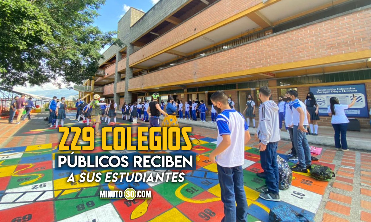Video: Este lunes regresan a clases presenciales más de 300.000 estudiantes en Medellín 1 Medellín