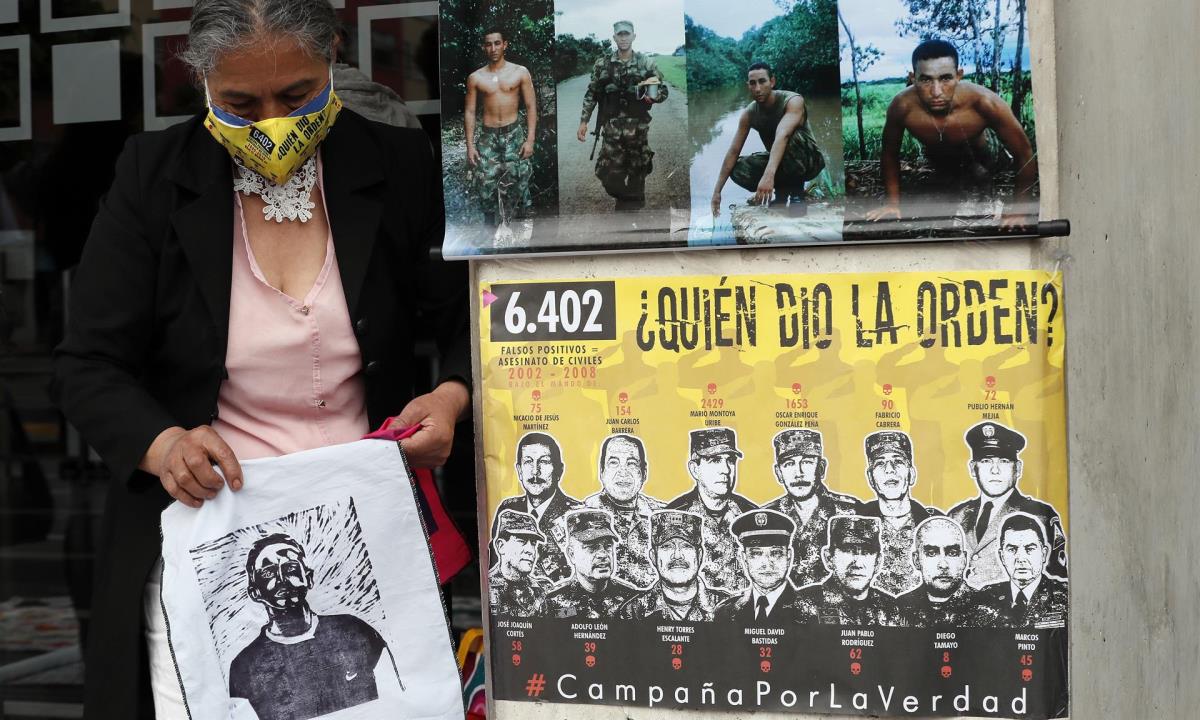 La JEP imputa crímenes de guerra y de lesa humanidad a un general, seis oficiales y tres suboficiales y a un tercero civil por 'falsos positivos' en el Catatumbo. EFE/Carlos Ortega/Archivo Jurisdicción Especial de Paz