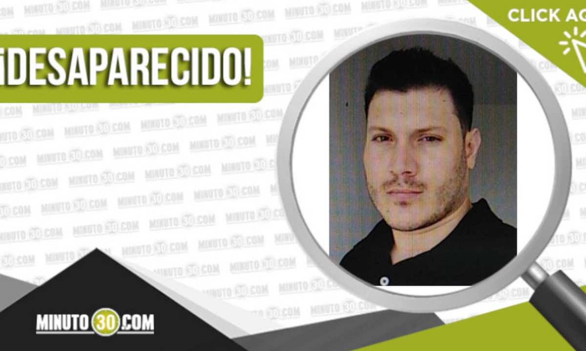 Jhon Darío Castaño Ocampo salió a hacer una carrera y no volvió a su casa Jhon Darío Castaño Ocampo salió a hacer una carrera y no volvió a su casa