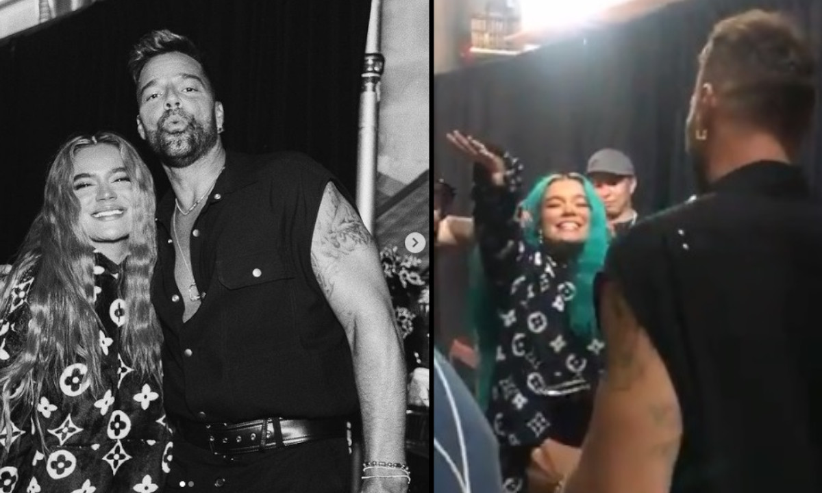 "Estoy muy nerviosa": Karol G al conocer a Ricky Martin 1 "Estoy muy nerviosa": Karol G al conocer a Ricky Martin