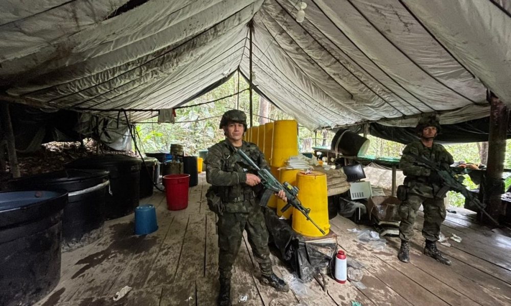 Desmantelaron laboratorio de clorhidrato de coca en Bolívar