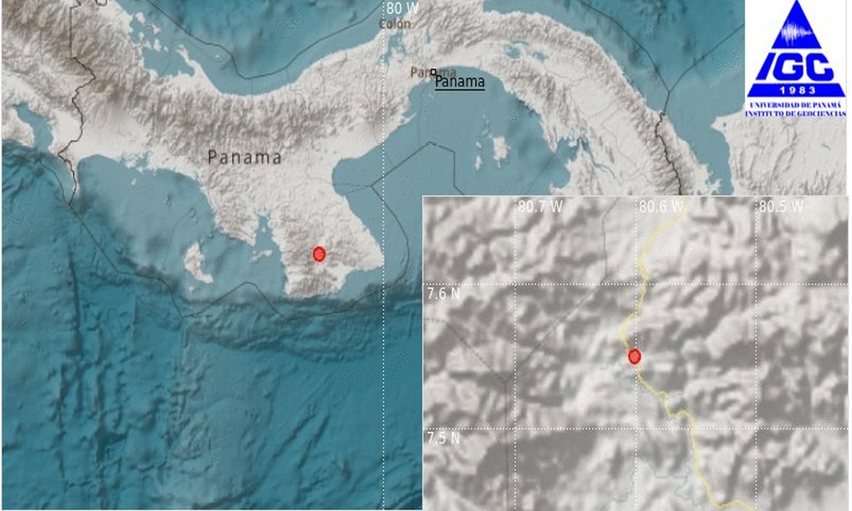 ¡Fue muy fuerte! Se registró un sismo de magnitud 6.8 en la costa de Panamá 1 Panamá