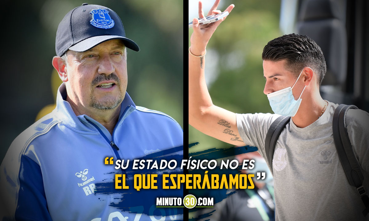 Rafa Benítez soltó elogio y crítica para James Rodríguez 1 Rafa Benitez solto elogio y critica para James Rodriguez