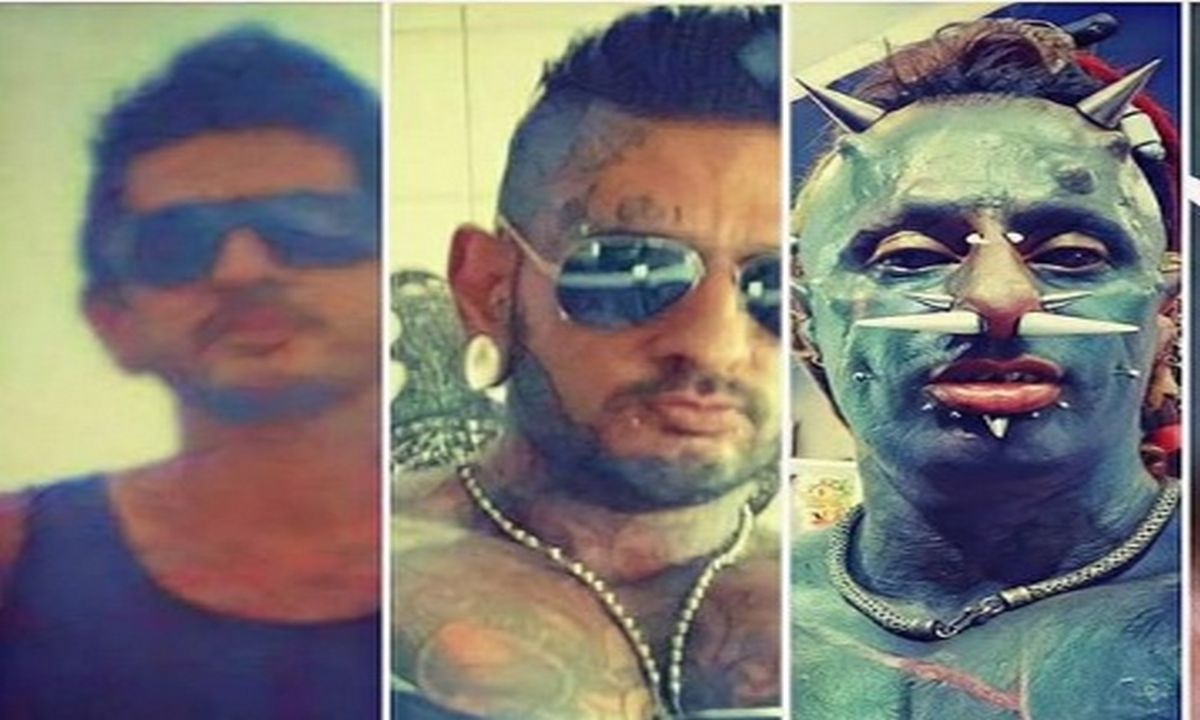 FOTOS: Así luce el 'Satán humano' después de múltiples transformaciones físicas 1 Satán humano