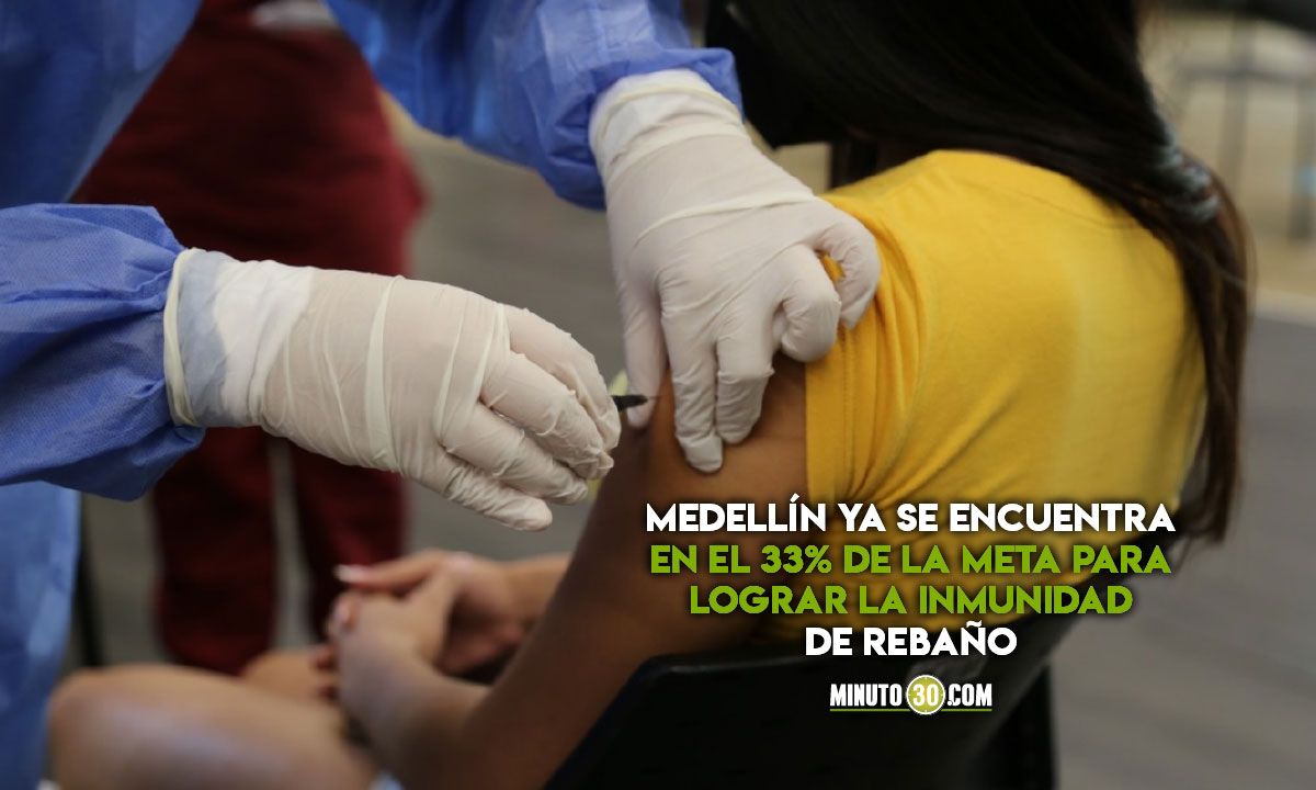650.000 personas en Medellín con esquema de vacunación listo 650.000 personas en Medellín con esquema de vacunación listo