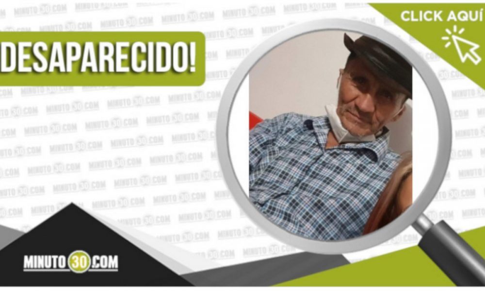 Bernardo Augusto Ciro Marín tiene 78 años y está desaparecido