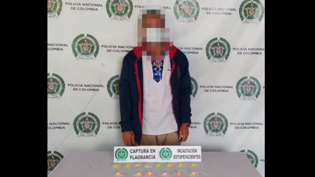 Esta tarde cogieron cuatro ‘pelaos’ por andar con droga en las calles de Medellín