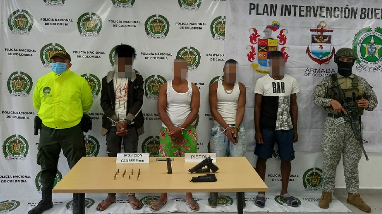 Capturados cuatro presuntos integrantes del ELN