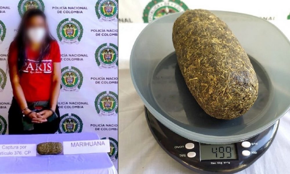 Capturada en el aeropuerto de Rionegro con marihuana