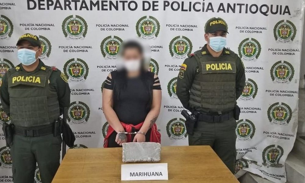Capturada en Carolina del Príncipe por llevar marihuana