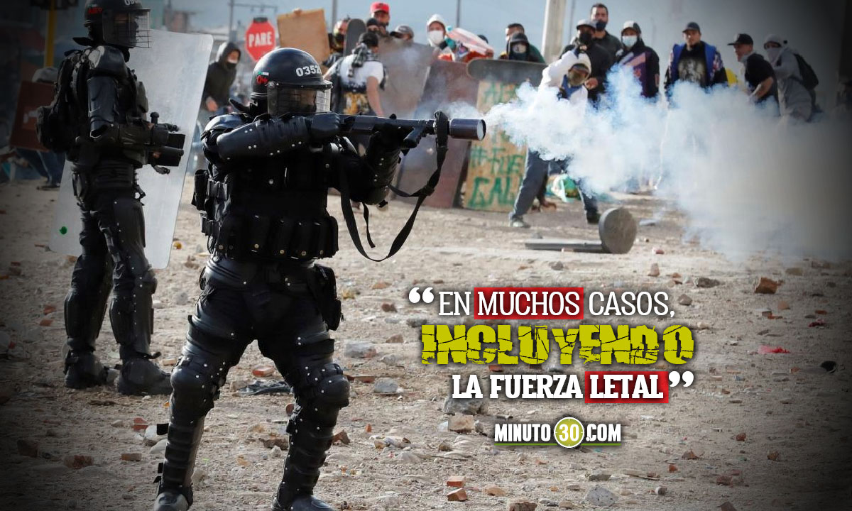 CIDH constató "uso excesivo de la fuerza" en protestas CIDH constató "uso excesivo de la fuerza" en protestas