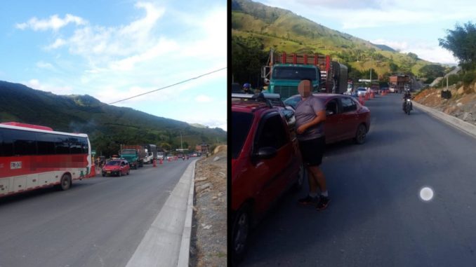 Denuncian que en la vía Cisneros - San Roque no hay paso hace más de 5 horas Denuncian que en la vía Cisneros - San Roque no hay paso hace más de 5 horas