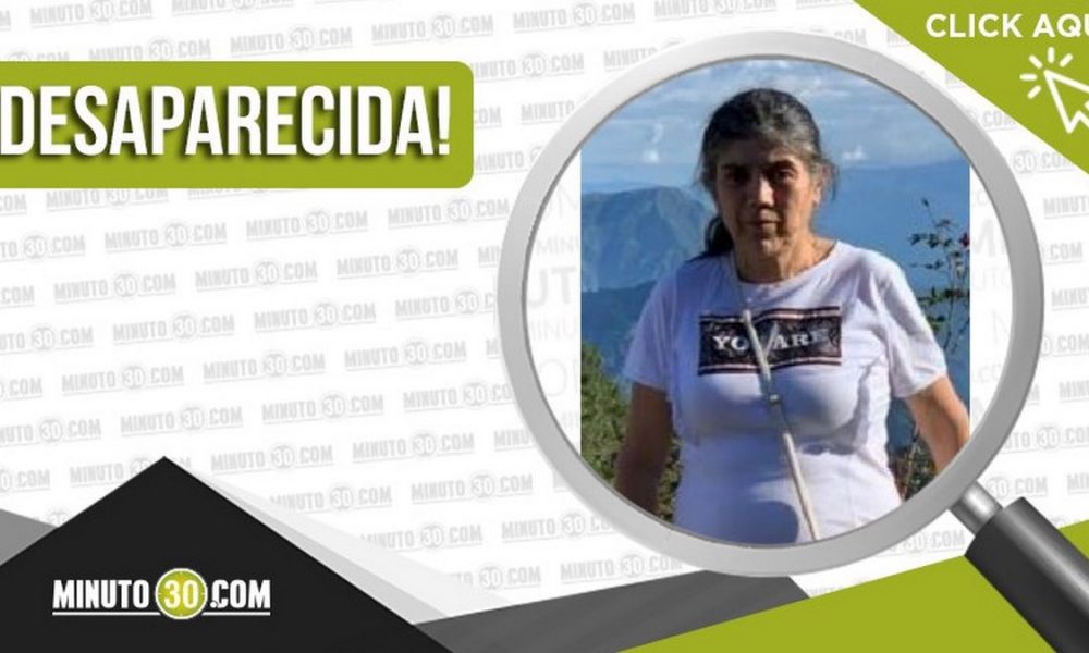 Luz Marina Arboleda esta desaparecida desde esta mañana