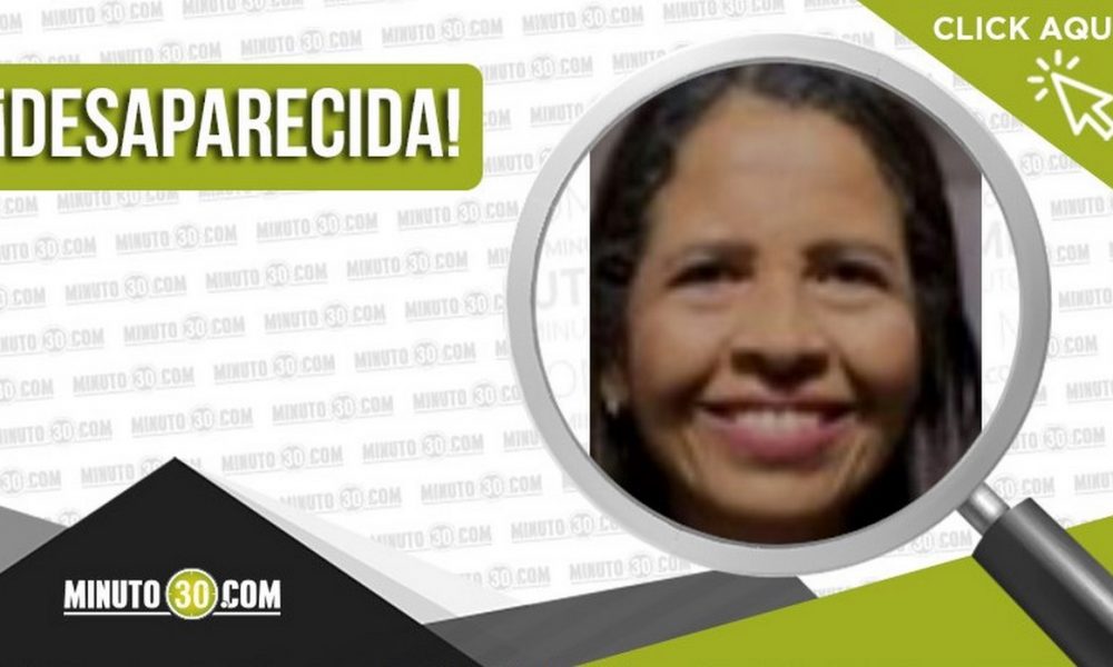 Nidia de las Mercedes Zapata Orrego está desaparecida