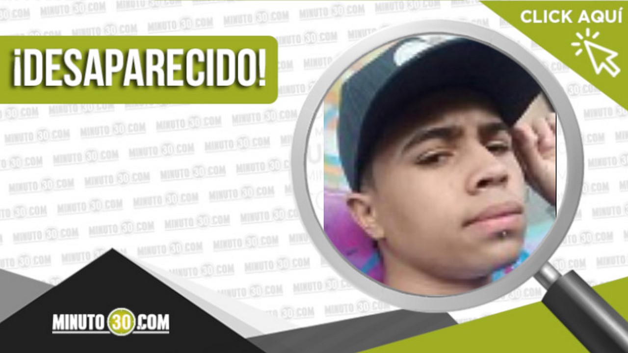 Jhonatan Stiven Duque Vélez desaparecido