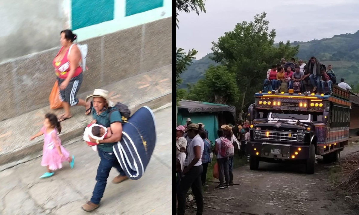 Reportan 1548 familias desplazadas en Ituango Reportan 1548 familias desplazadas en Ituango