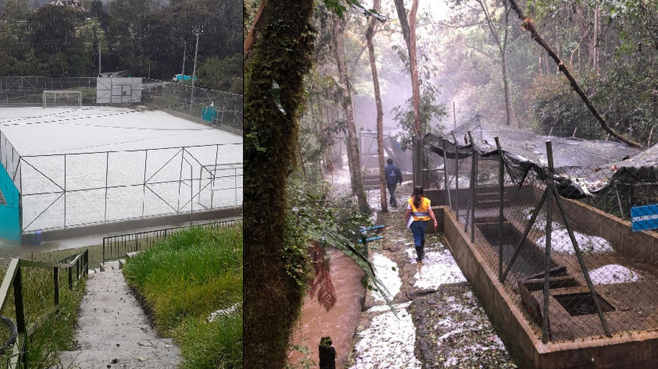 Granizada en Envigado dejó varios campesinos afectados