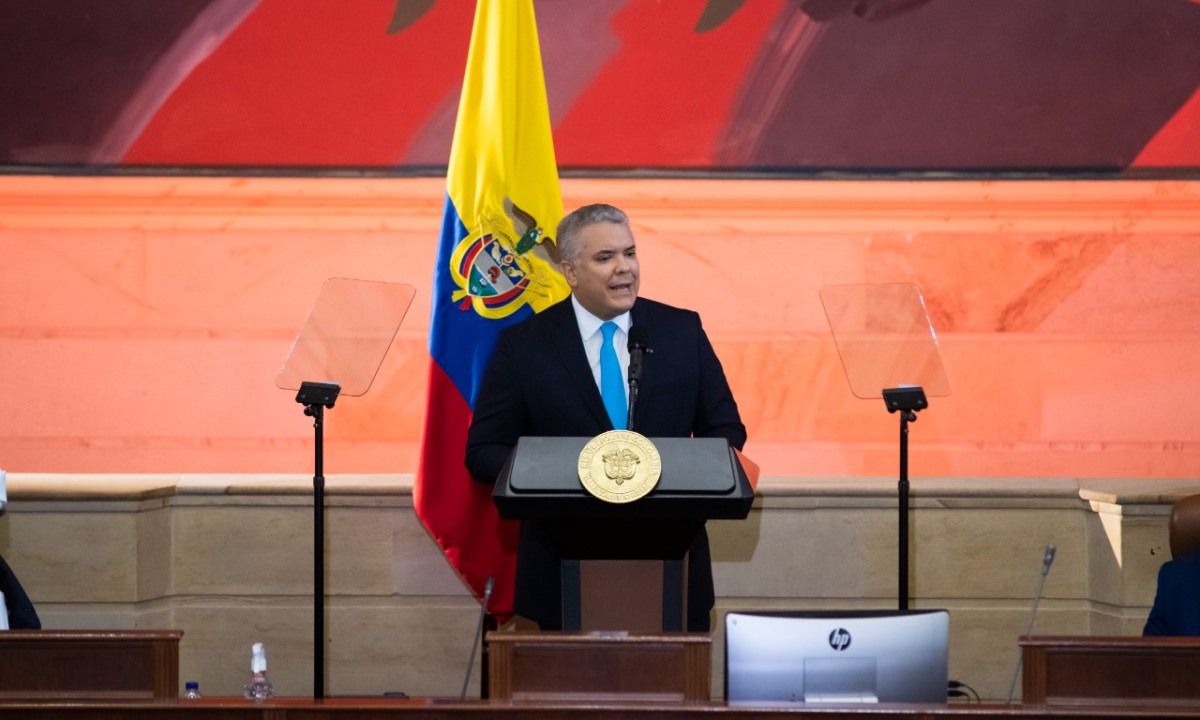 Instalación Cuarto Periodo Legistalivo. Foto presidencia Iván Duque