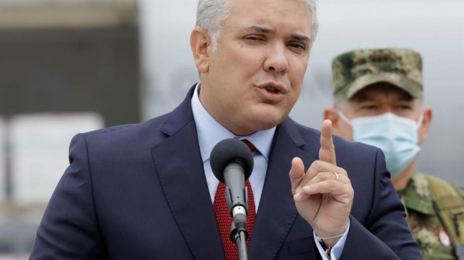 El presidente de Colombia, Iván Duque. EFE/ Carlos Ortega/Archivo Colombia