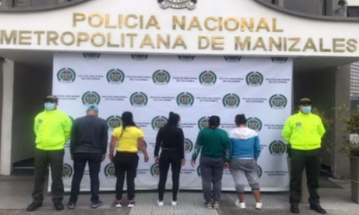 Cayeron 'Las Katiras', señalados de cosquilleo en Manizales Cayeron 'Las Katiras', señalados de cosquilleo en Manizales