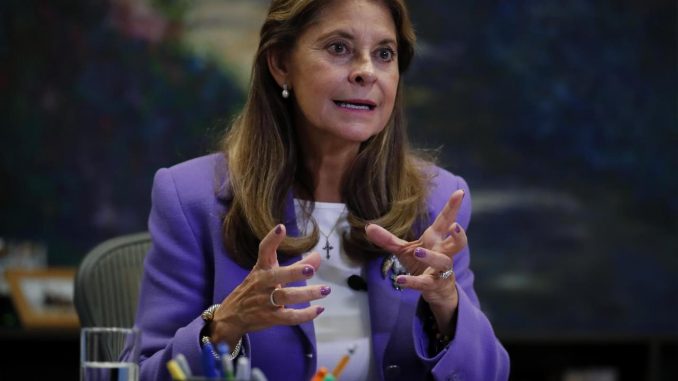 La vicepresidenta de Colombia, Marta Lucía Ramírez. EFE/ Mauricio Dueñas Castañeda/Archivo Haití