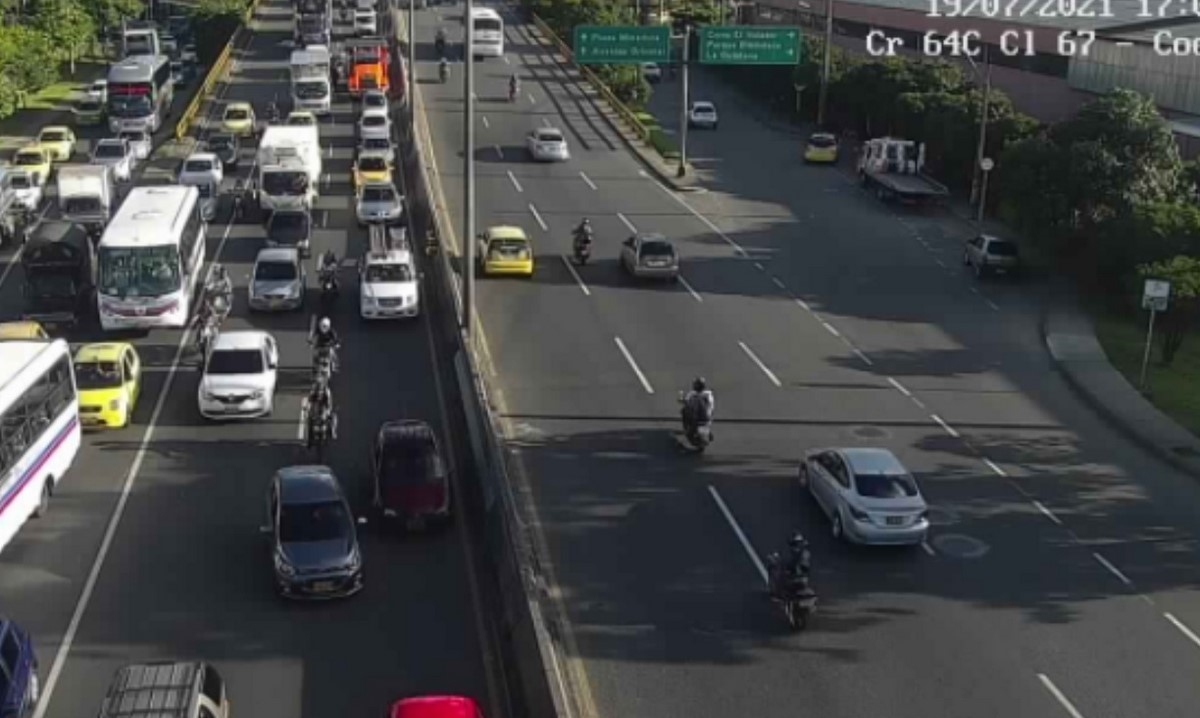 ¿Ya va saliendo? Así está la movilidad en Medellín ¿Ya va saliendo? Así está la movilidad en Medellín