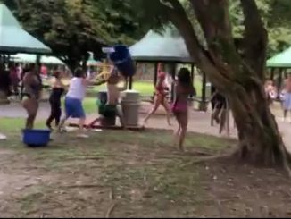 Le dieron duro, la tremenda pelea que se armó en reconocido parque acuático 1 pela parque acuatico barbosa