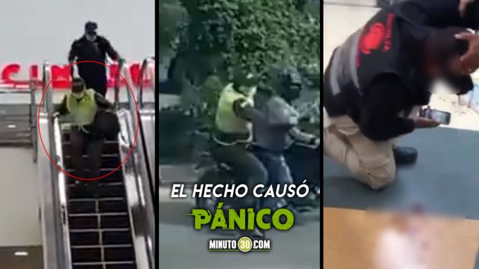 VIDEOS del indignante atraco a un hombre en centro comercial VIDEOS del indignante atraco a un hombre en centro comercial