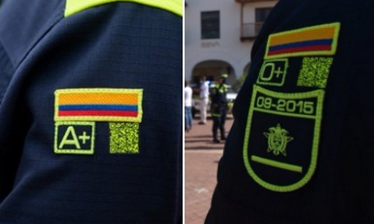 Policías estrenan uniformes 'inteligentes' con códigos QR 1 policia codigo qr