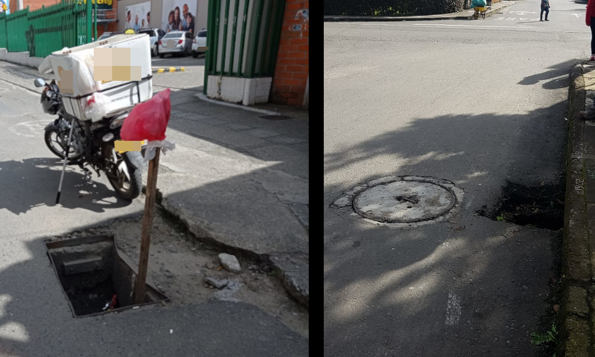 ¡Tan conchudos! Se están robando las rejillas del alcantarillado 1 rejilla