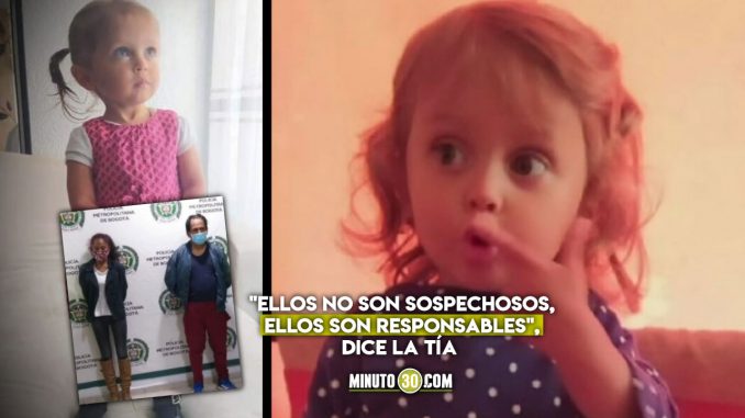 "La juez es una indolente que no le importan los niños": Tía de Sara Sofía "La juez es una indolente que no le importan los niños": Tía de Sara Sofía