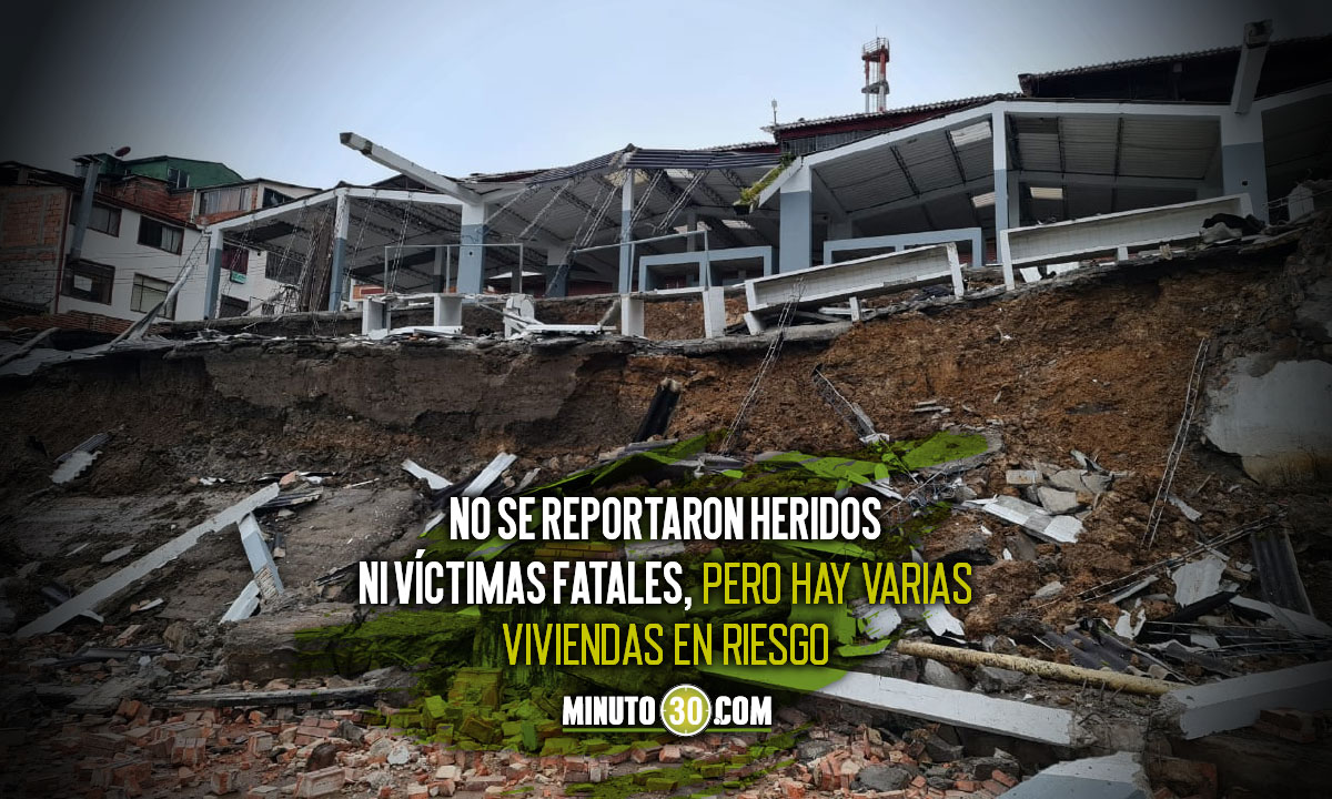 FOTOS Y VIDEO: ¡Qué impresión! Se vino abajo la plaza de mercado de Ubalá, Cundinamarca 1 Se vino abajo la plaza de mercado de Ubalá, Cundinamarca