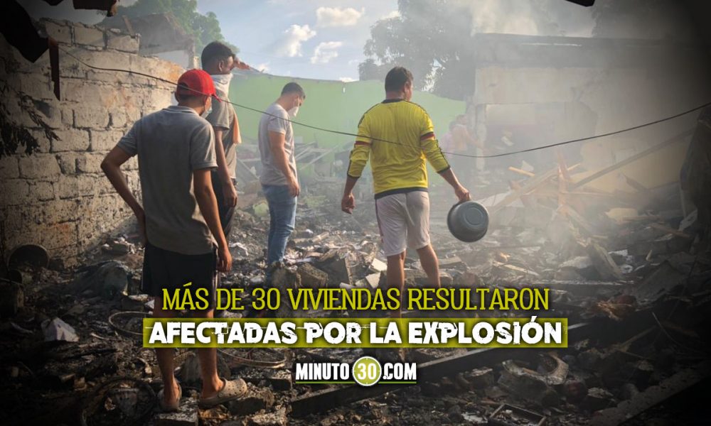 4 heridos por explosión en depósito de pólvora en Montería