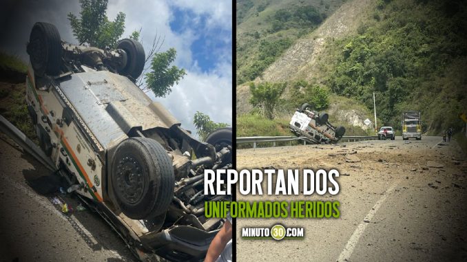 Atentado-contra-una-patrulla-entre-Buritica-y-Santafe-de-Antioquia atentado