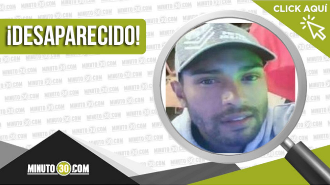 Diego Armando Taborda Chaverra está desaparecido hace 20 días
