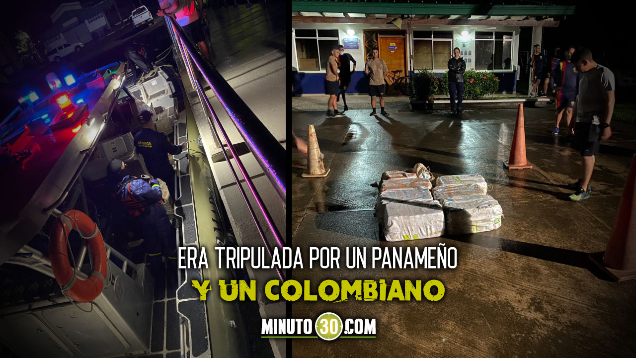 Dos tipos chocaron una lancha al sentirse descubiertos con siete bultos de cocaína