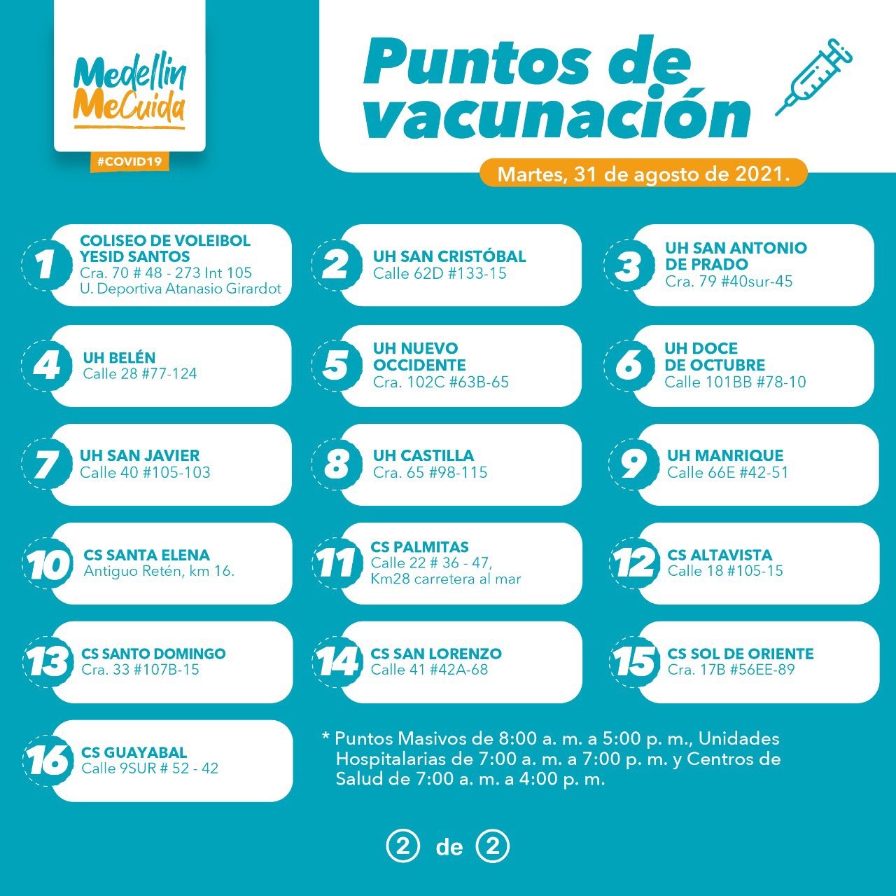 ¡Atención! Ya están aplicando otra vez segundas dosis de Sinovac en Medellín 1 E JPdtrX0AAgm19