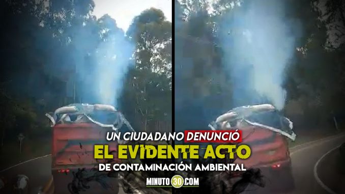 Este-vehiculo-fue-grabado-en-la-via-a-Caldas ¿Trabaja con leña? Este vehículo fue grabado en la vía a Caldas
