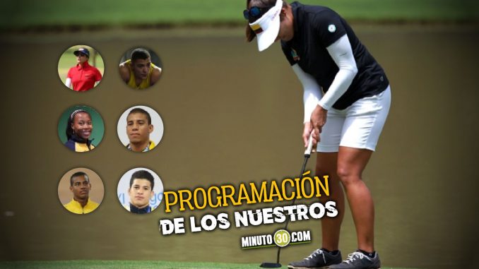 Cuatro disciplinas, en la agenda de hoy de los deportistas colombianos 1 Golf atletismo lucha y ciclismo en la agenda de los deportistas colombianos en Tokio 1