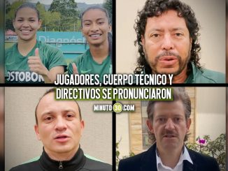 Integrantes de Atlético Nacional hacen un llamado al fútbol en paz 1 Integrantes de Atletico Nacional hacen un llamado al futbol en paz