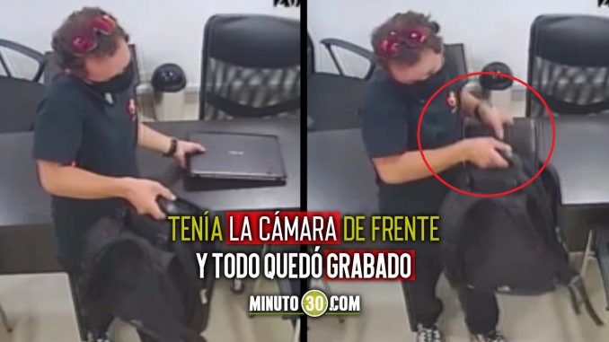 Robo de portátil en oficina de El Poblado Robo de portátil en oficina de El Poblado
