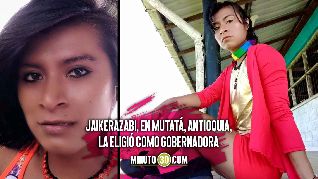 Nil Bailarín es la primera gobernadora indígena LGBTIQ+ en Antioquia