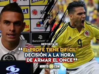 Rafael Santos Borré celebra el regreso de Falcao a la Selección 1 Buscan a "Titán" se perdió en Campo Valdés
