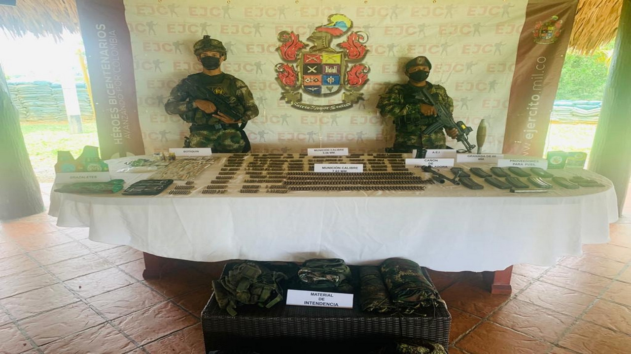 Soldados sostuvieron combates con presuntos miembros del 'Clan del Golfo' en Tarazá