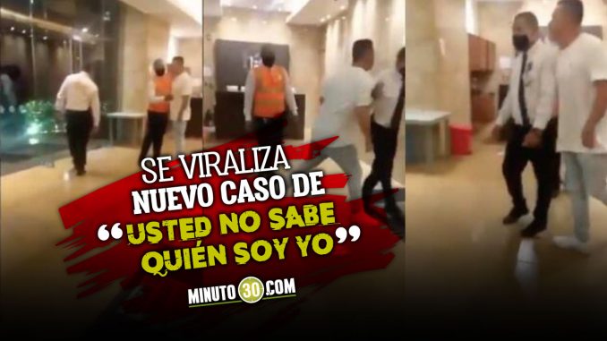 Turista-humillo-y-amenazo-vilmente-a-varios-vigilantes Cartagena