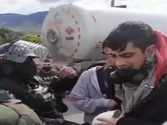 VIDEO: En Usme capturaron a un ciudadano italiano durante las protestas 1 Usme