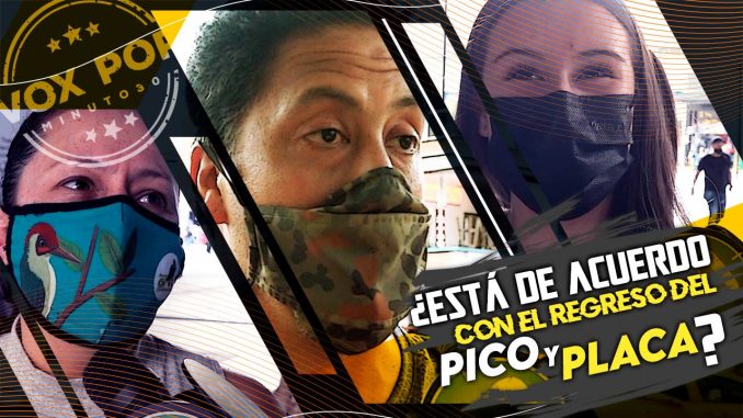 VOX-POP-Está-de-acuerdo-con-el-regreso-del-pico-y-placa-FINAL Pico y placa Medellín