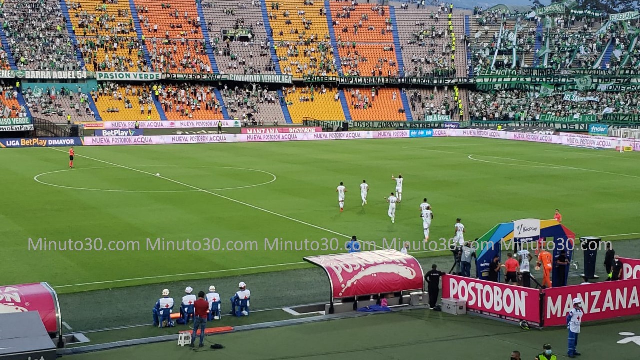 FOTOS: Jugadores de Nacional "protestaron" por la violencia en los estadios 3 actos protocolarios nal cali 2