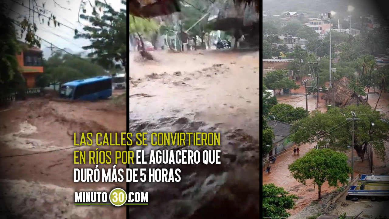Impactantes FOTOS y VIDEOS de las lluvias en Santa Marta
